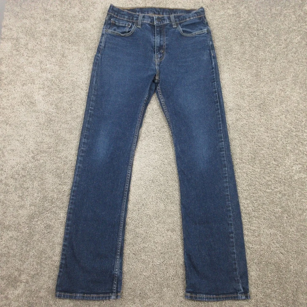 Levis Jeans Mens‎ 30x31 (Tag32x34) Blue 527 Bootcut Western Cowboy Denim Pants